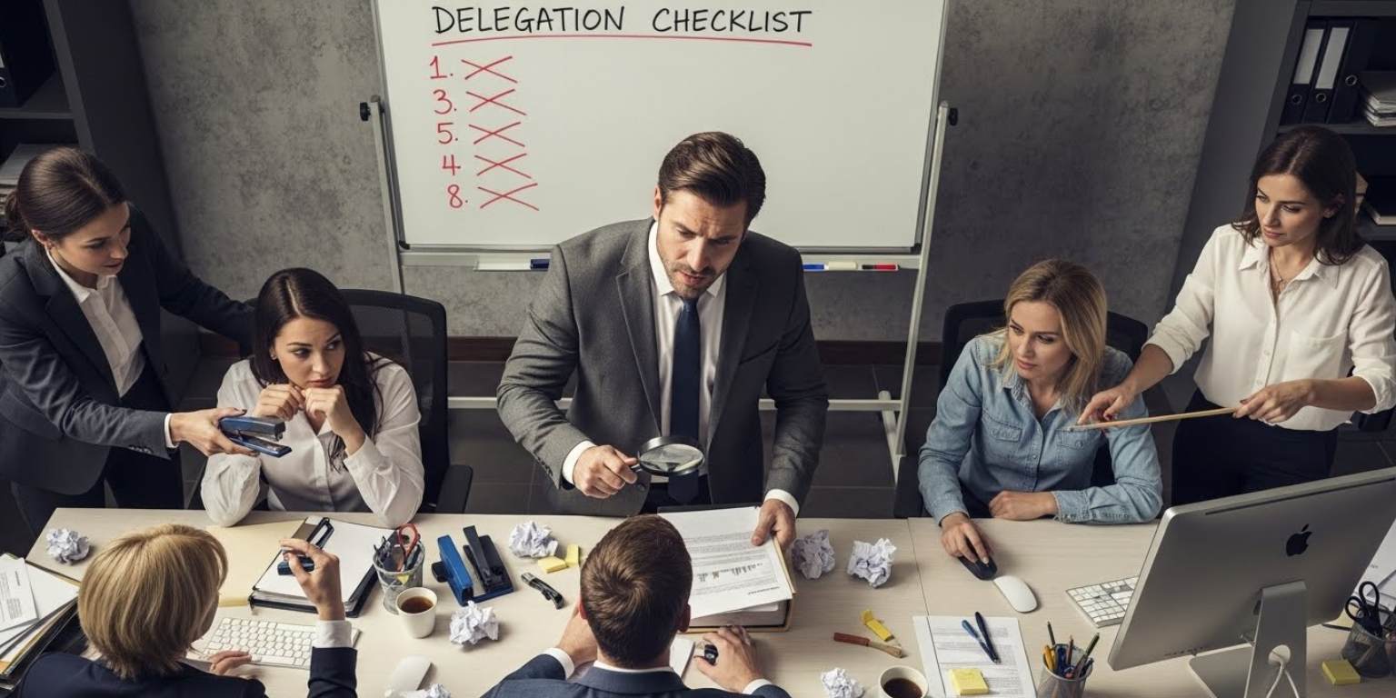 Poor Delegation and Micromanagement